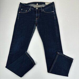 Rag & Bone Jean Skinny Jeans Heritage Dark Wash W1526K520‎ Womens W29-30/L26